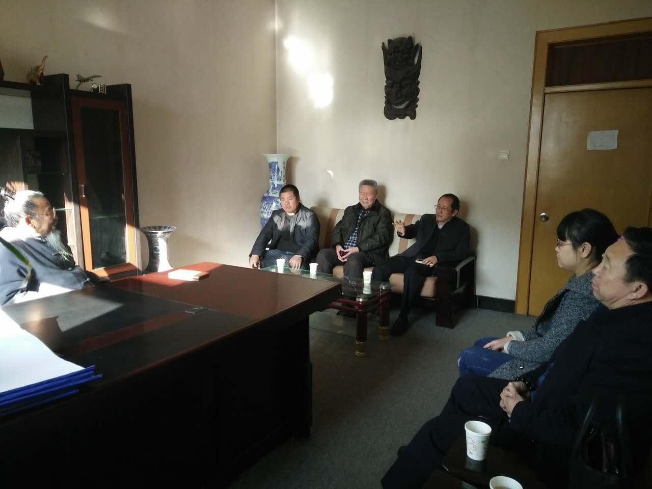 我会领导到河北美术学院调研