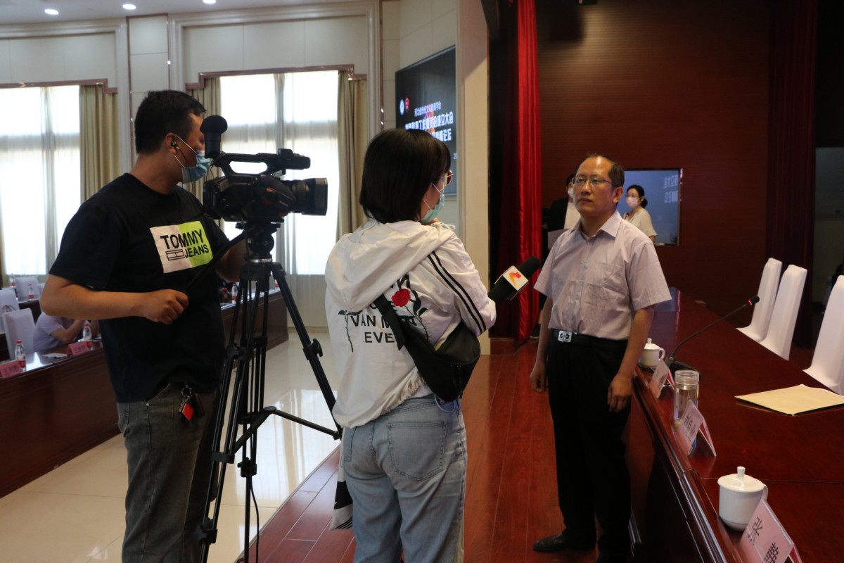 【交通报道网】学会刘良业秘书长接受河北电视台记者采访